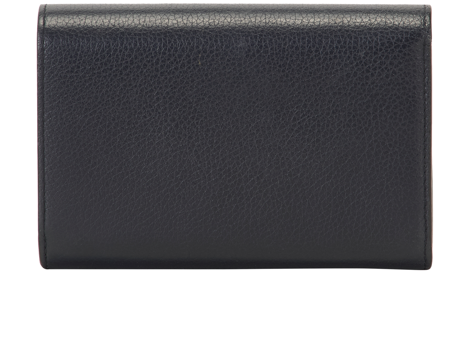 Mulberry French Purse, &pound;110, Accessories, Navy, Leather, Back view